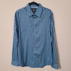 Daniel Hechter Paris Plaid Men's Long Sleeve‎ Shirt NWOT Size Large